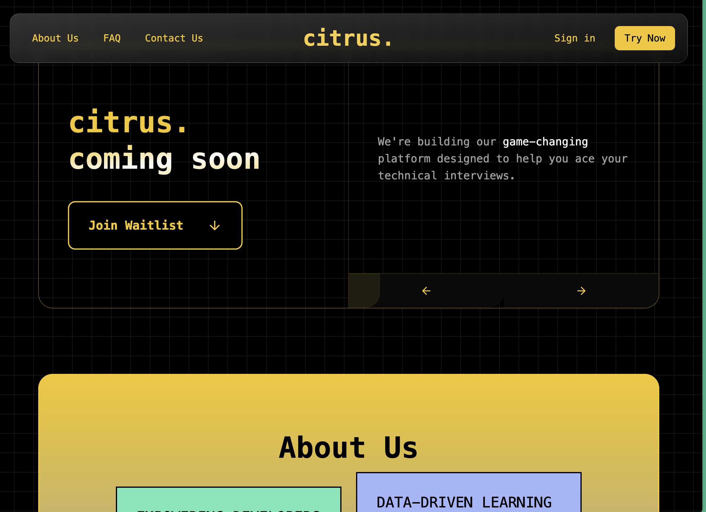 Citrus Waitlist Platform